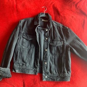 Black jean jacket
